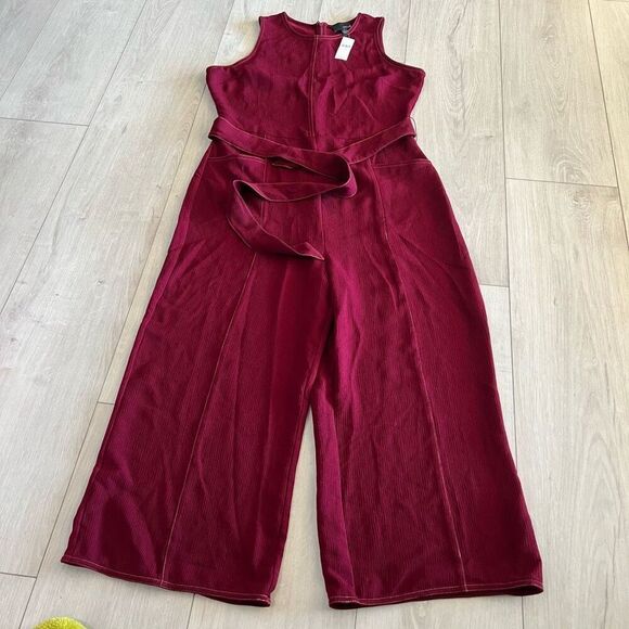 ANTHROPOLOGIE Greylin  Colleen Stitched Jumpsuit size L - Picture 1 of 11